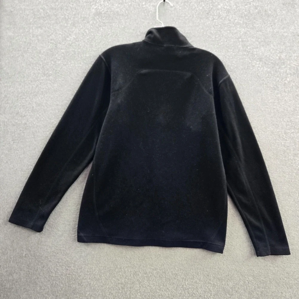 The North Face Men‎ Sweatshirt Small Black 1/2 Zip Pocket  Mock Neck Pullover